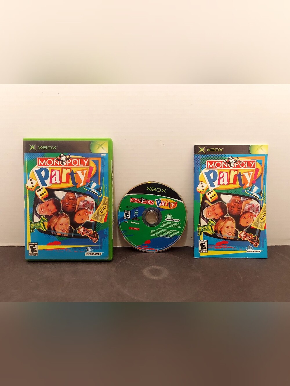 Monopoly Party Xbox CIB Monopoly Party original Xbox Complete with manual og